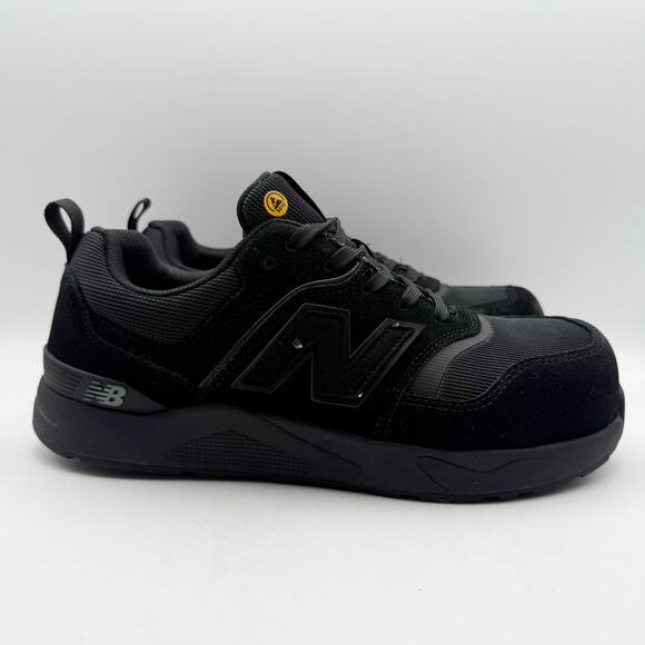 New Balance Mens CT Elite Lite SD Work Sneakers US 9 Wide Black Suede EUC - Picture 3 of 14